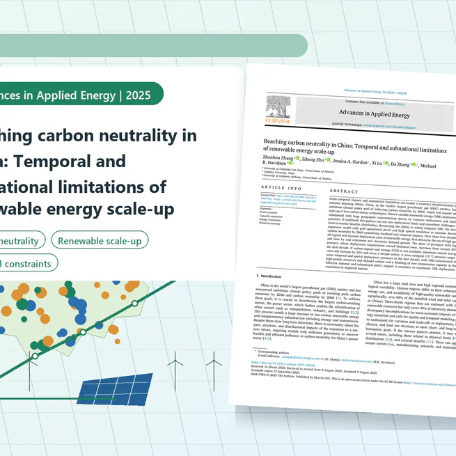Reaching carbon neutrality in China: Temporal and subnational limitations of renewable energy scale-up