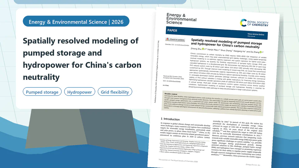 Spatially resolved modeling of pumped storage and hydropower for China's carbon neutrality